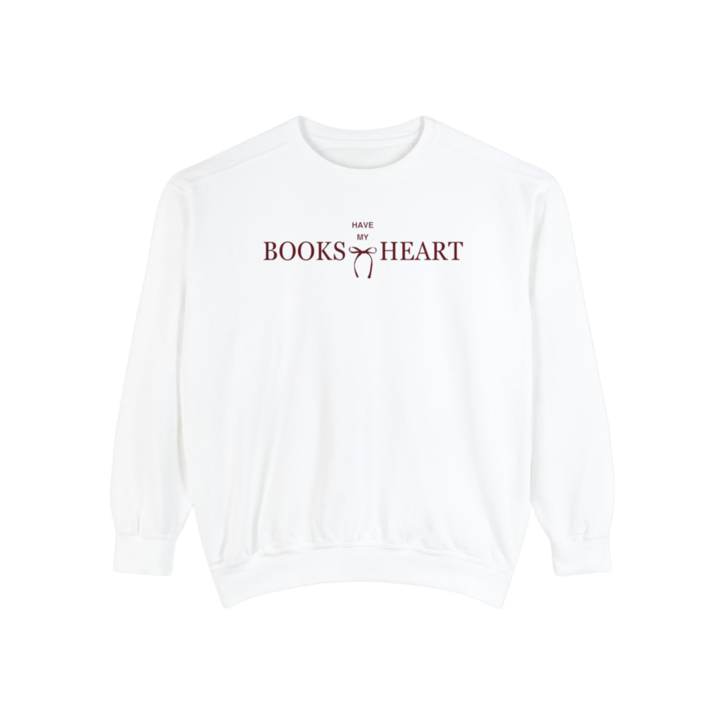 Books Have My Heart Crewneck