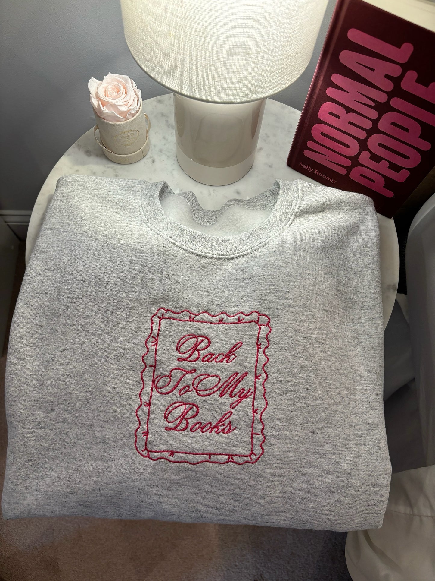 Back To My Books Crewneck