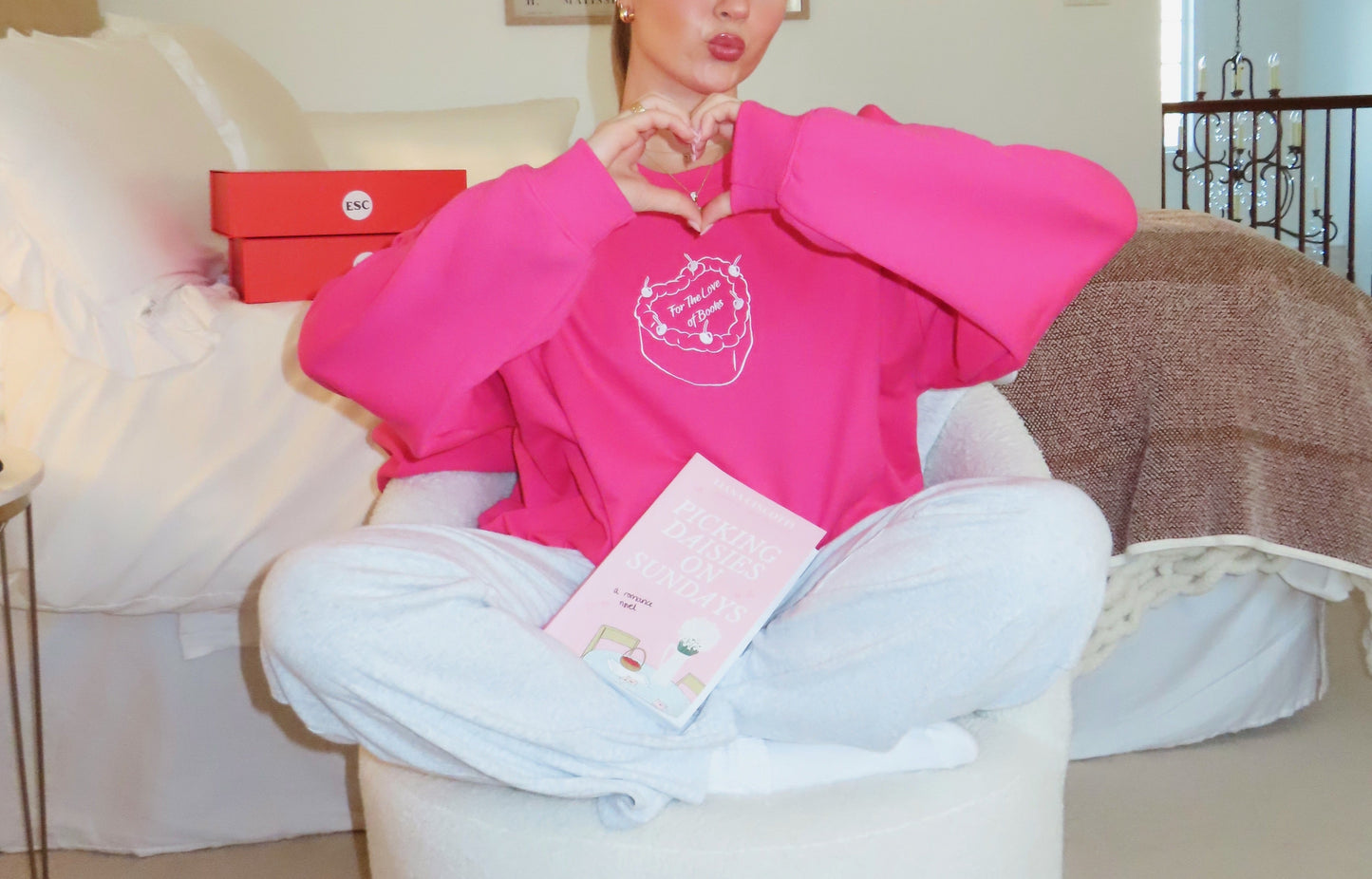 For the Love of Books Crewneck