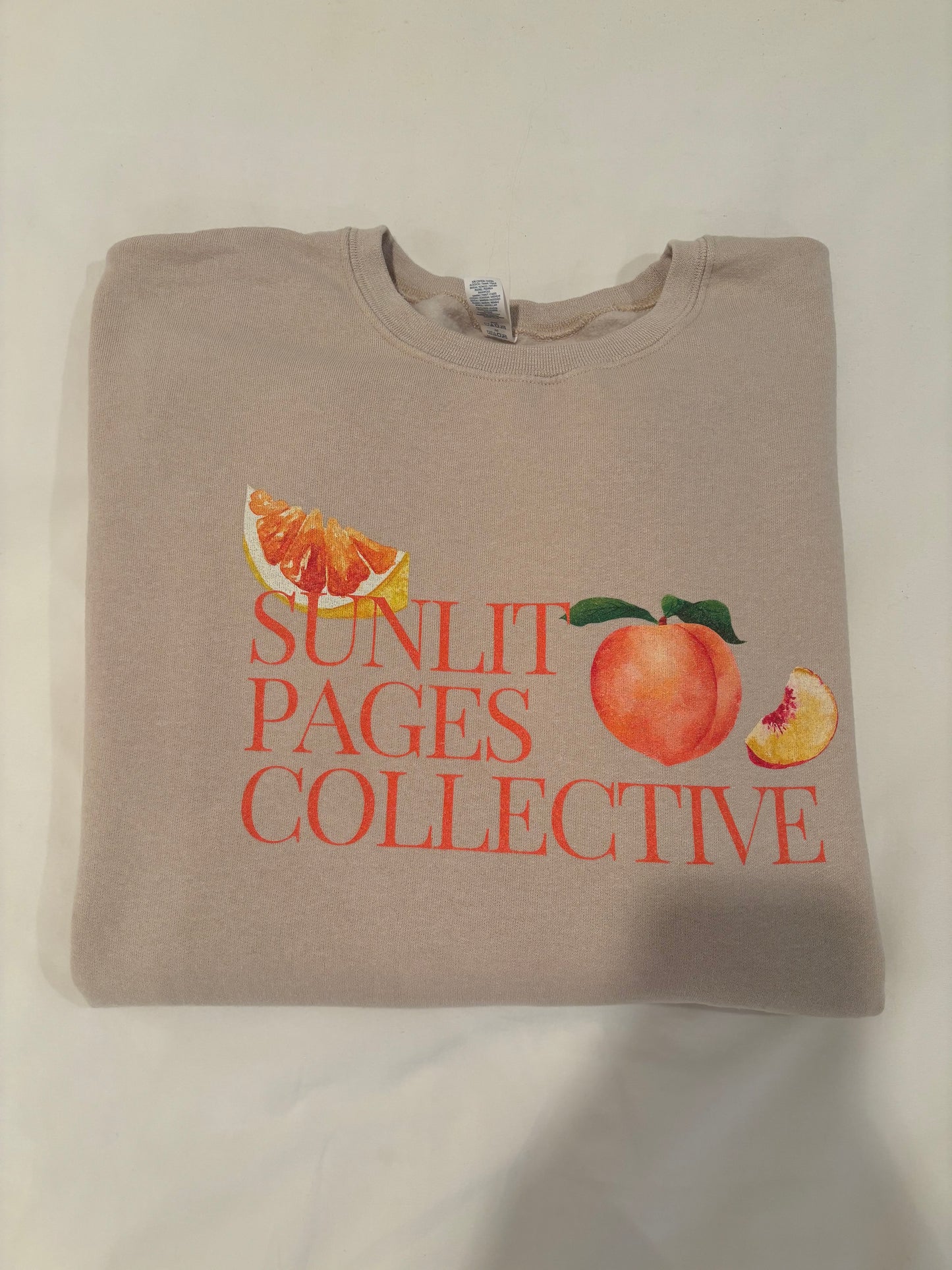 Citrus Bliss Crewneck~ Sunlit Pages Collective