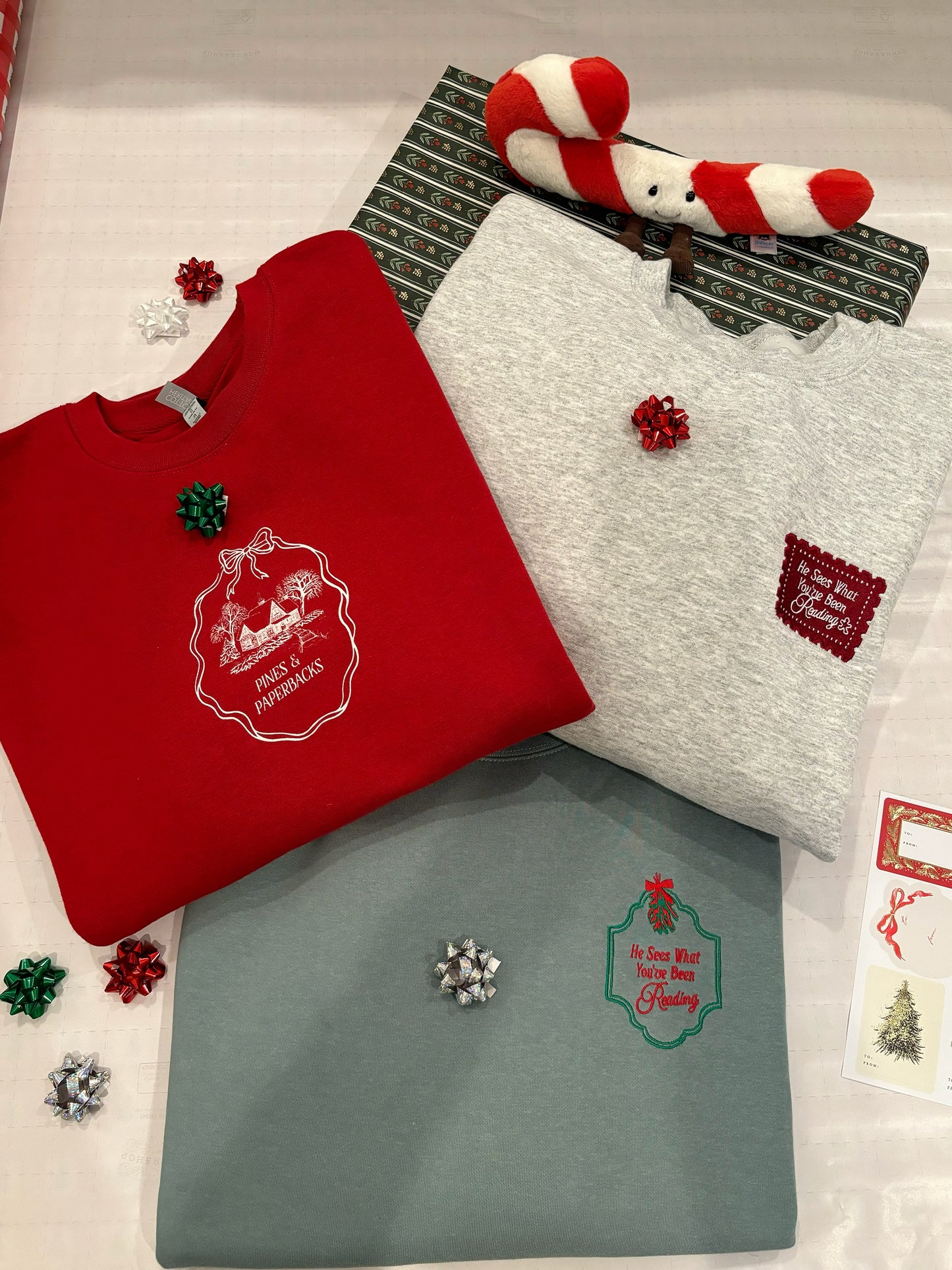 Pines & Paperbacks Crewneck THRIFT