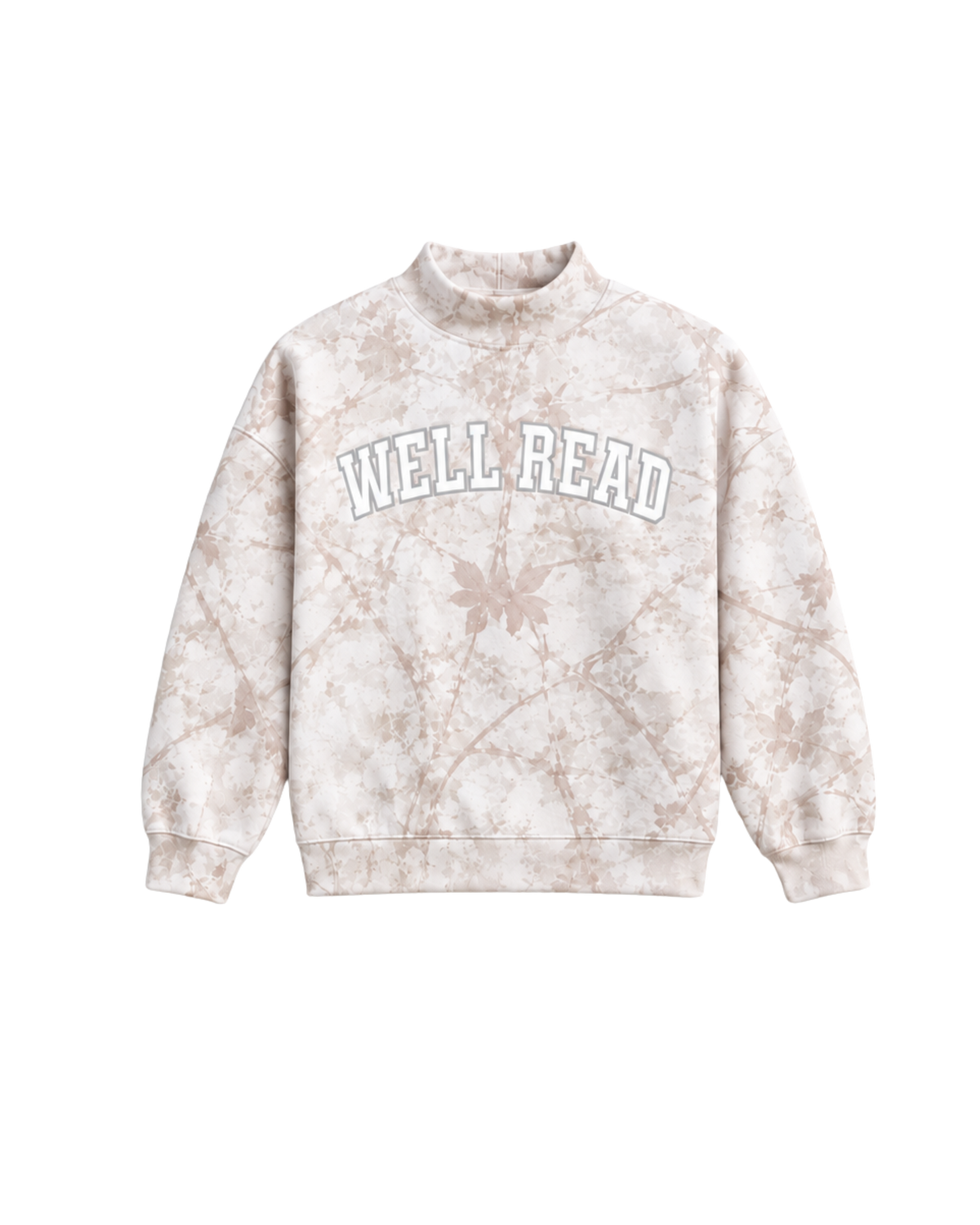 Well-Read Camo Mockneck