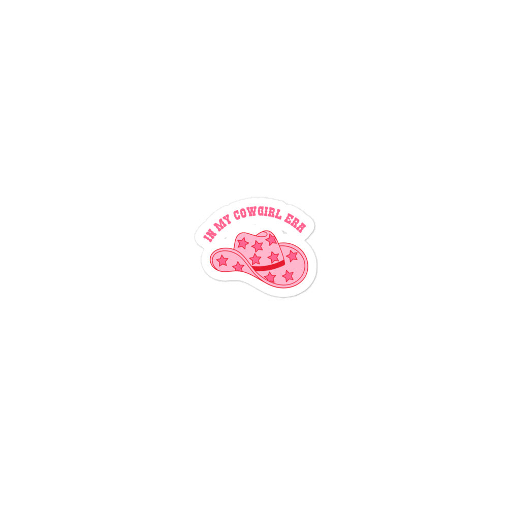 In my cowgirl era sticker