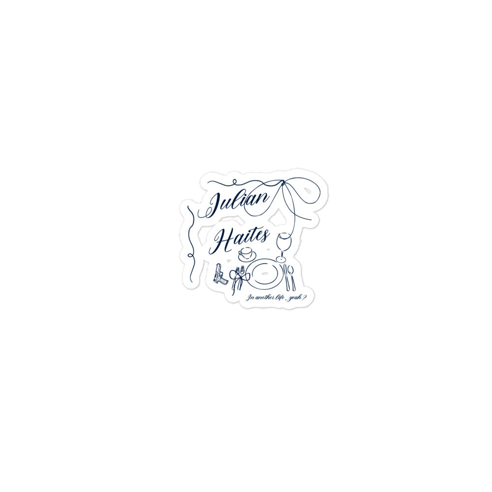Julian Haites Sticker