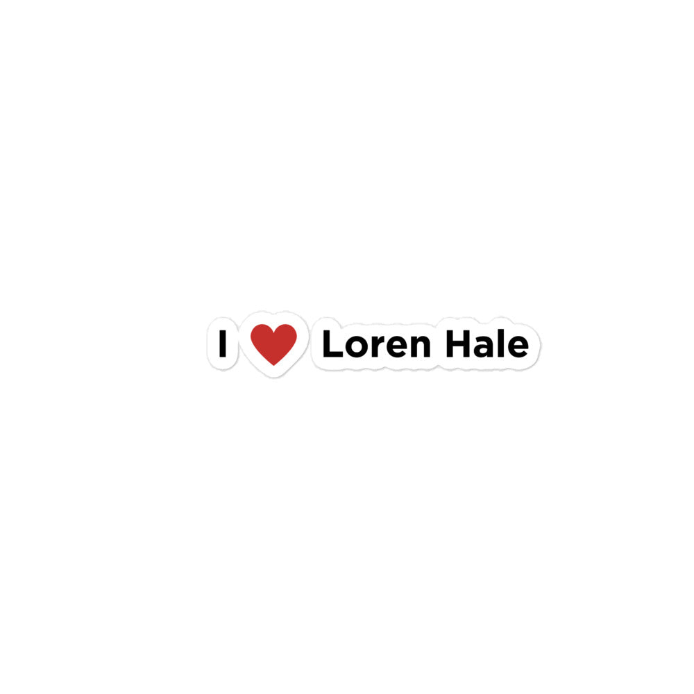 loren hale sticker