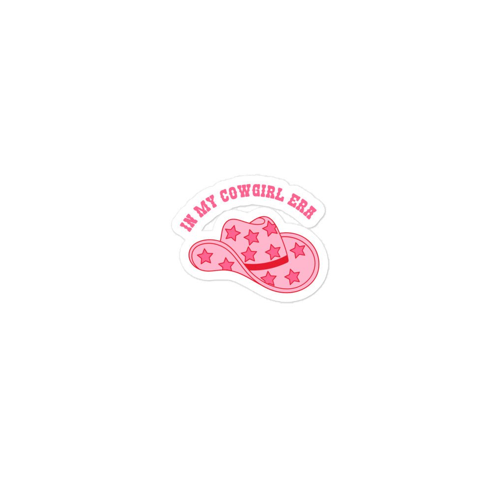 In my cowgirl era sticker