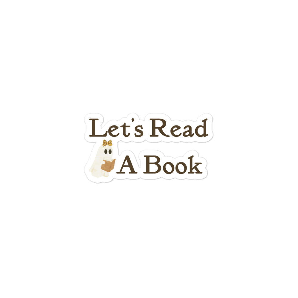 Let's Read A Book {Fall Edition} Sticker