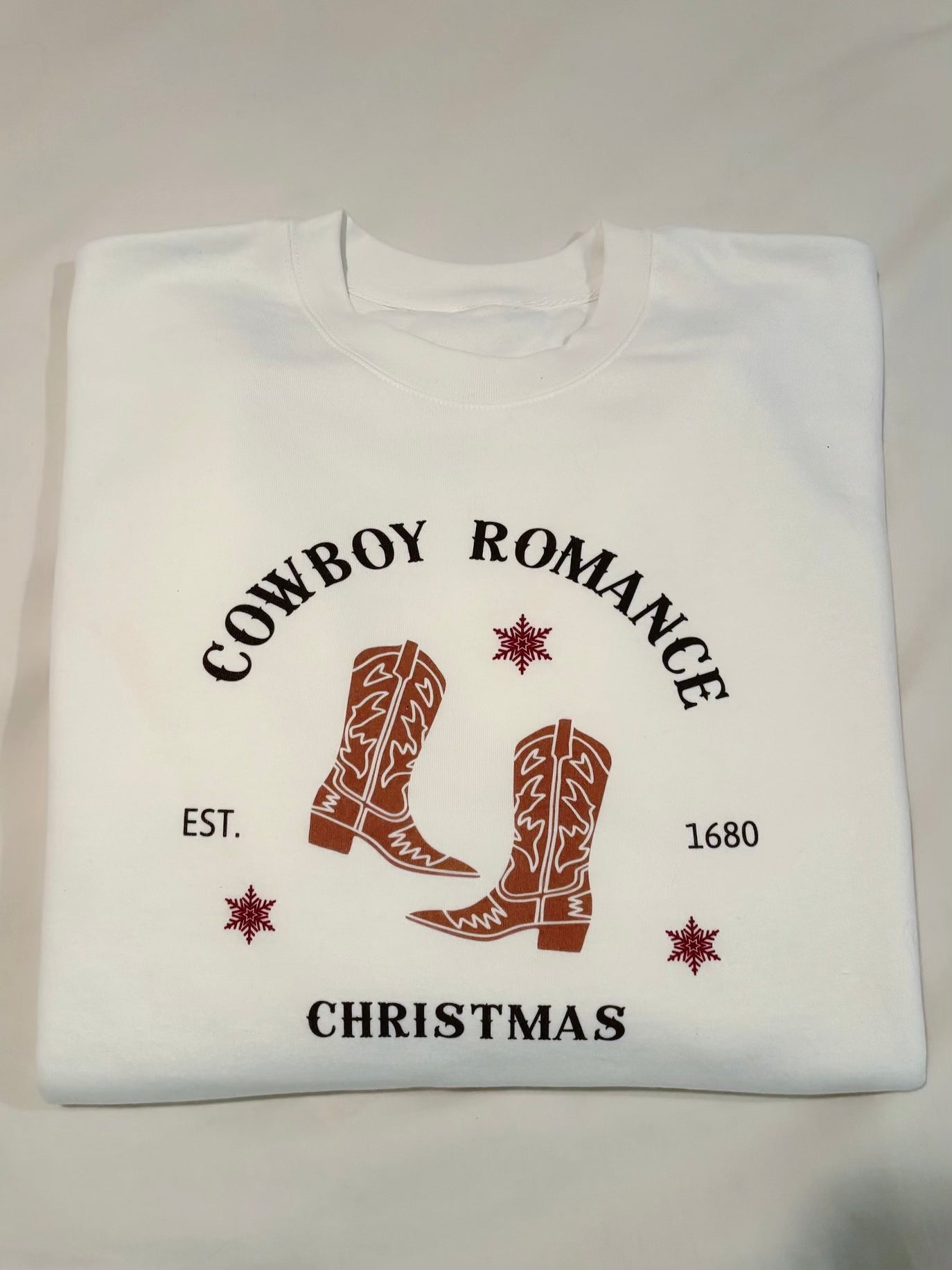 Cowboy Romance Christmas Crewneck