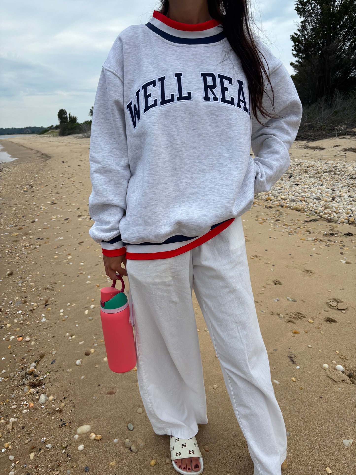 Well-Read By the Sea Mockneck