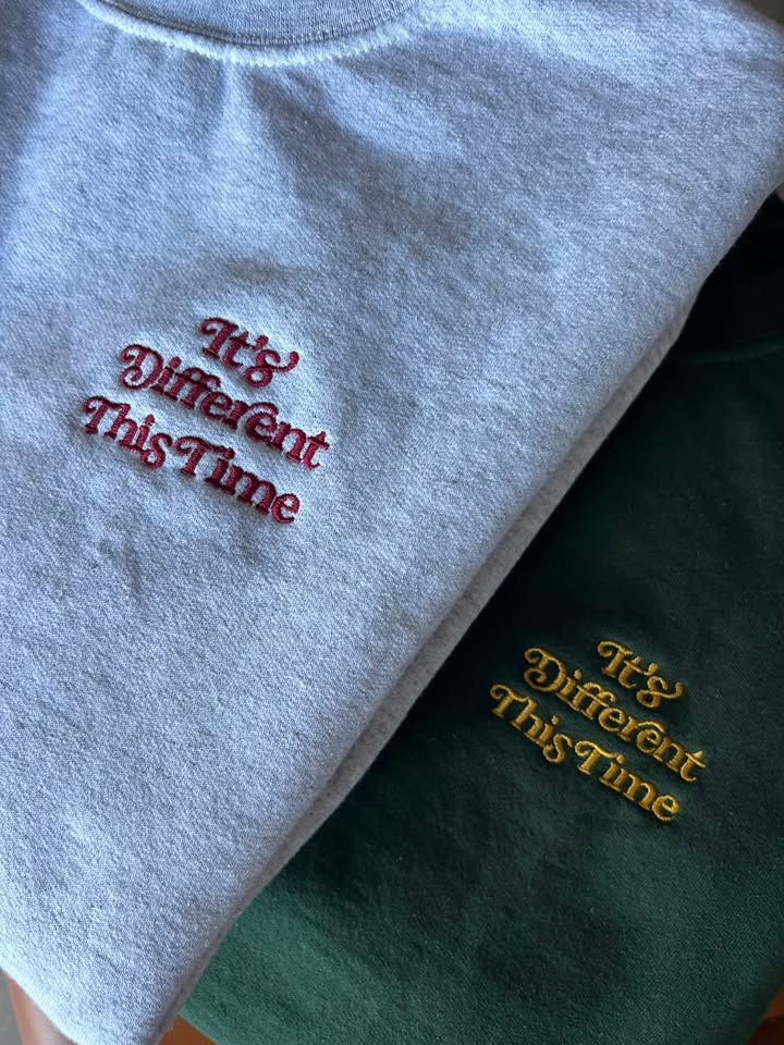 It's Different This Time Crewneck