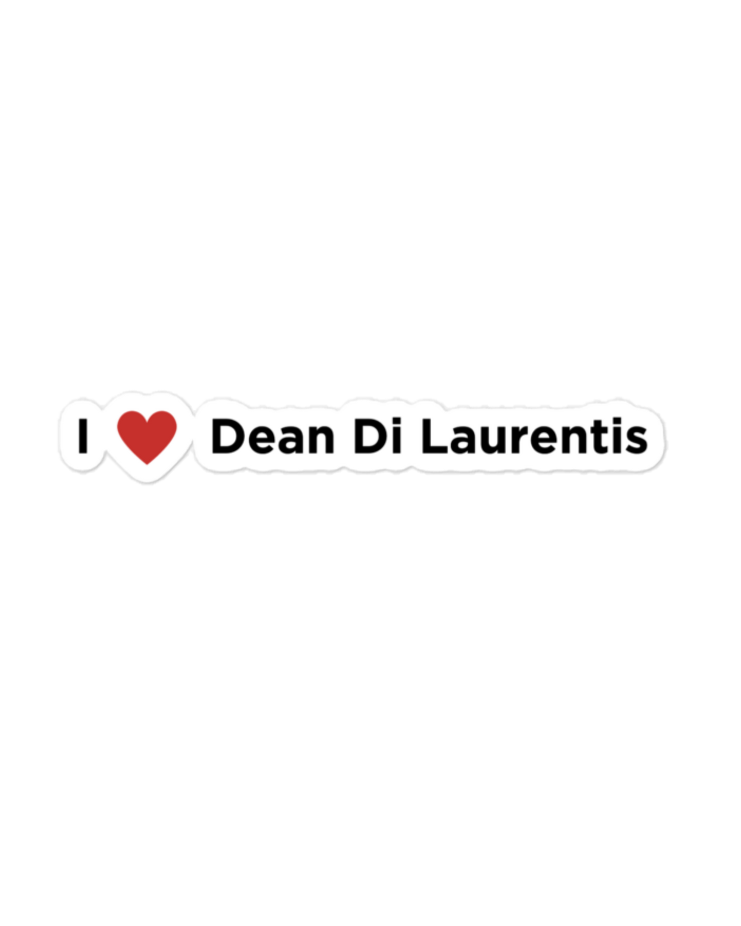 I Love Dean Di Laurentis Sticker