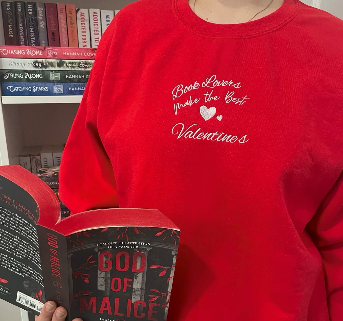 Book Lovers Make the Best Valentines Crewneck