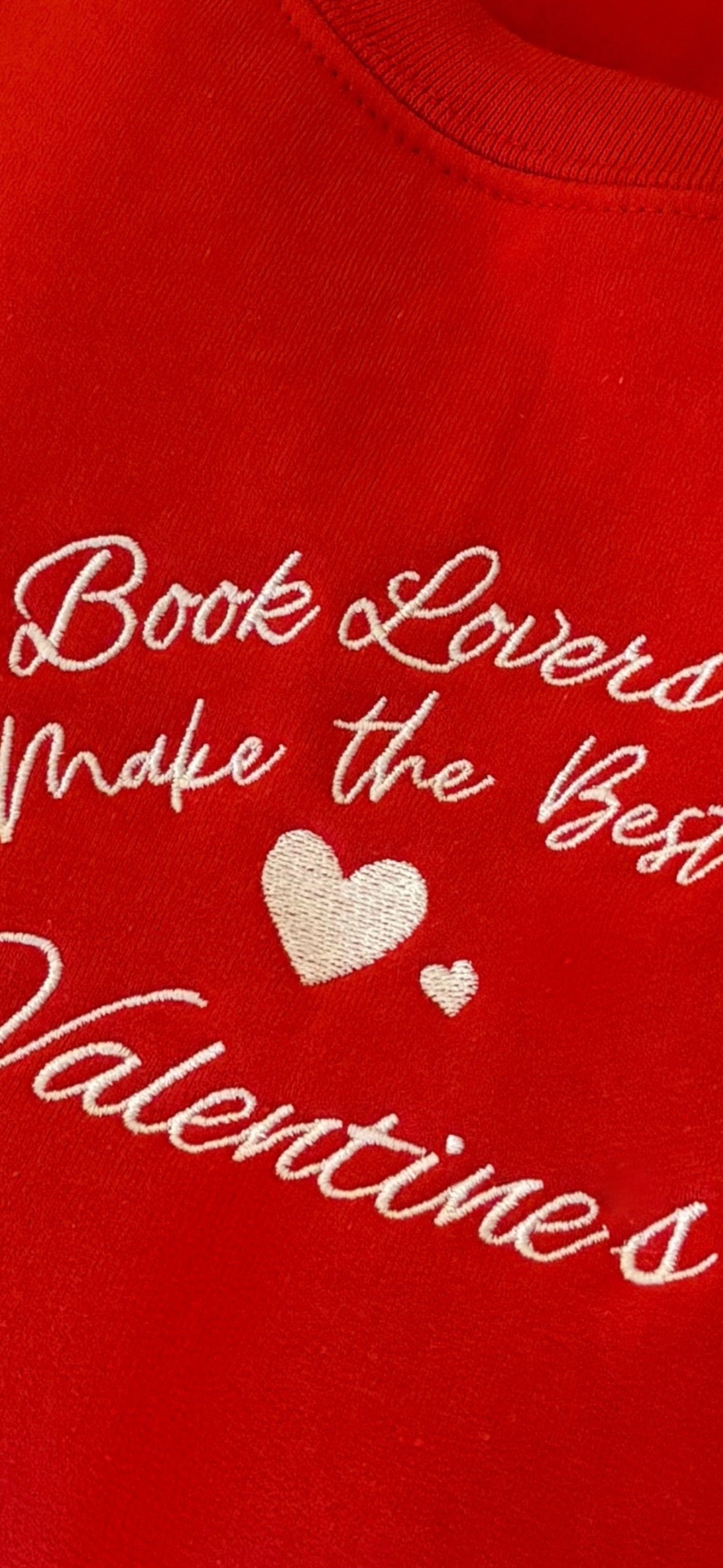 Book Lovers Make the Best Valentines Crewneck