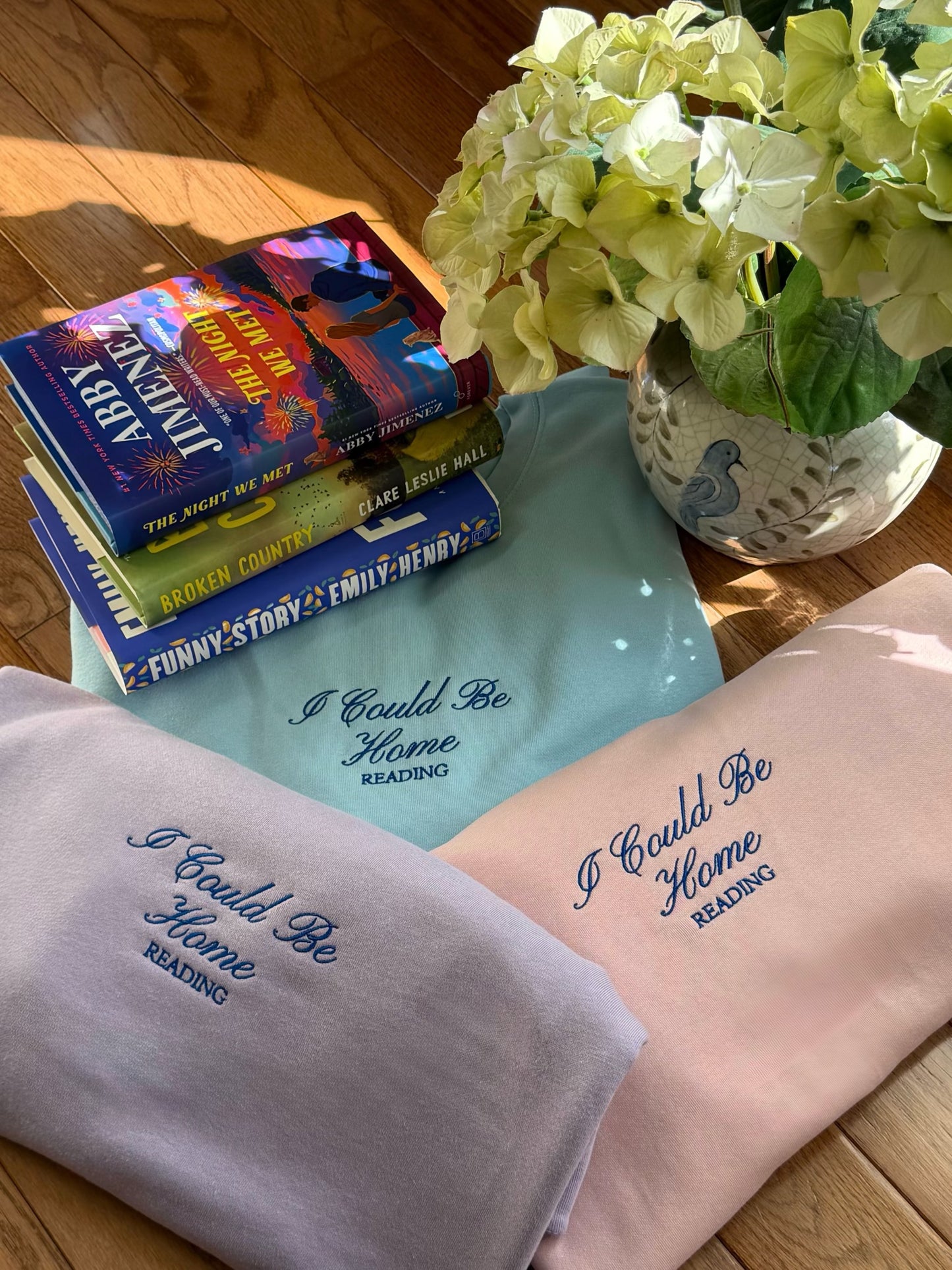 I Could Be Home Reading Crewneck
