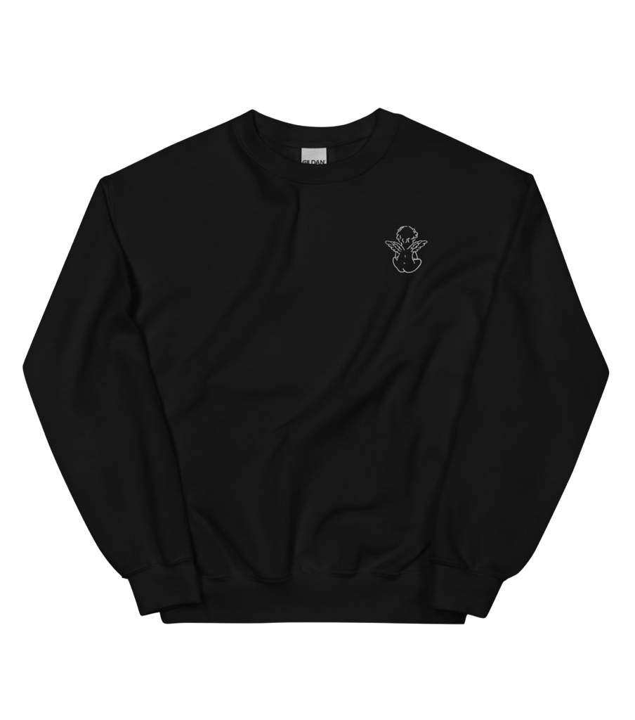 Angel Baby Embroidered Crewneck