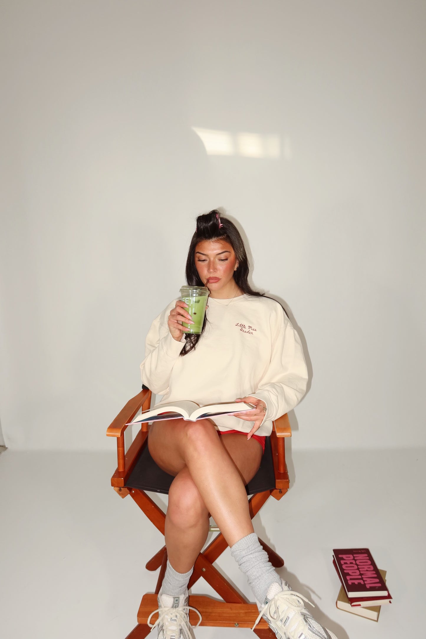 Little Miss Reader Crewneck