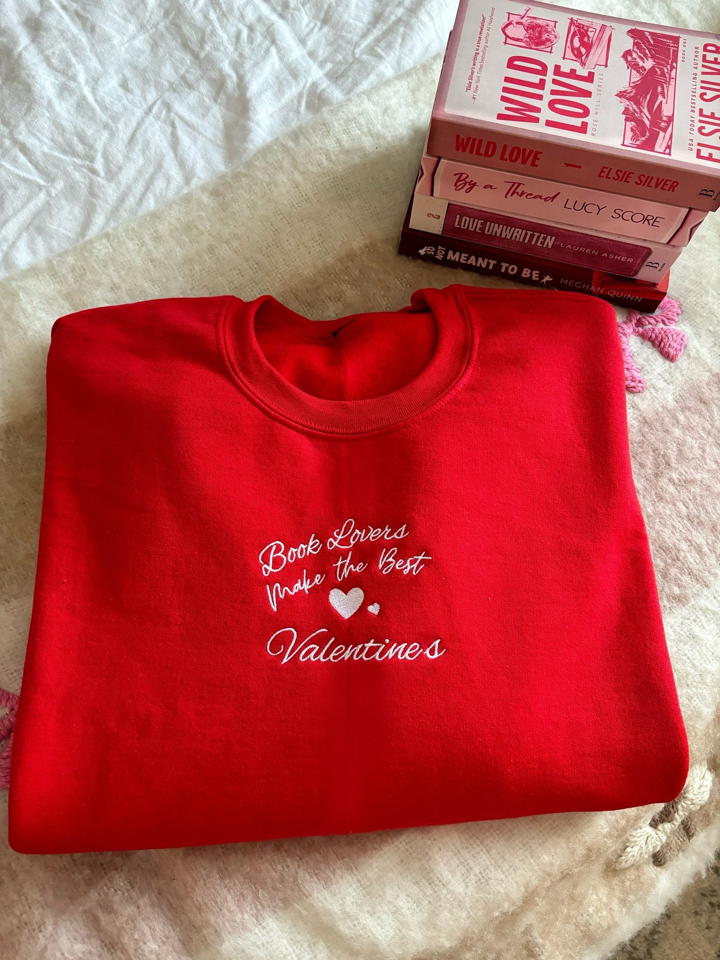 Book Lovers Make the Best Valentines Crewneck