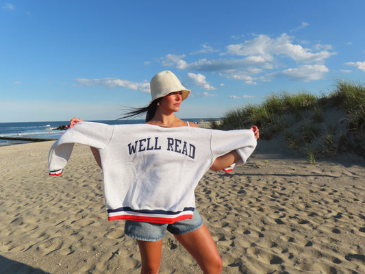 Well-Read By the Sea Mockneck