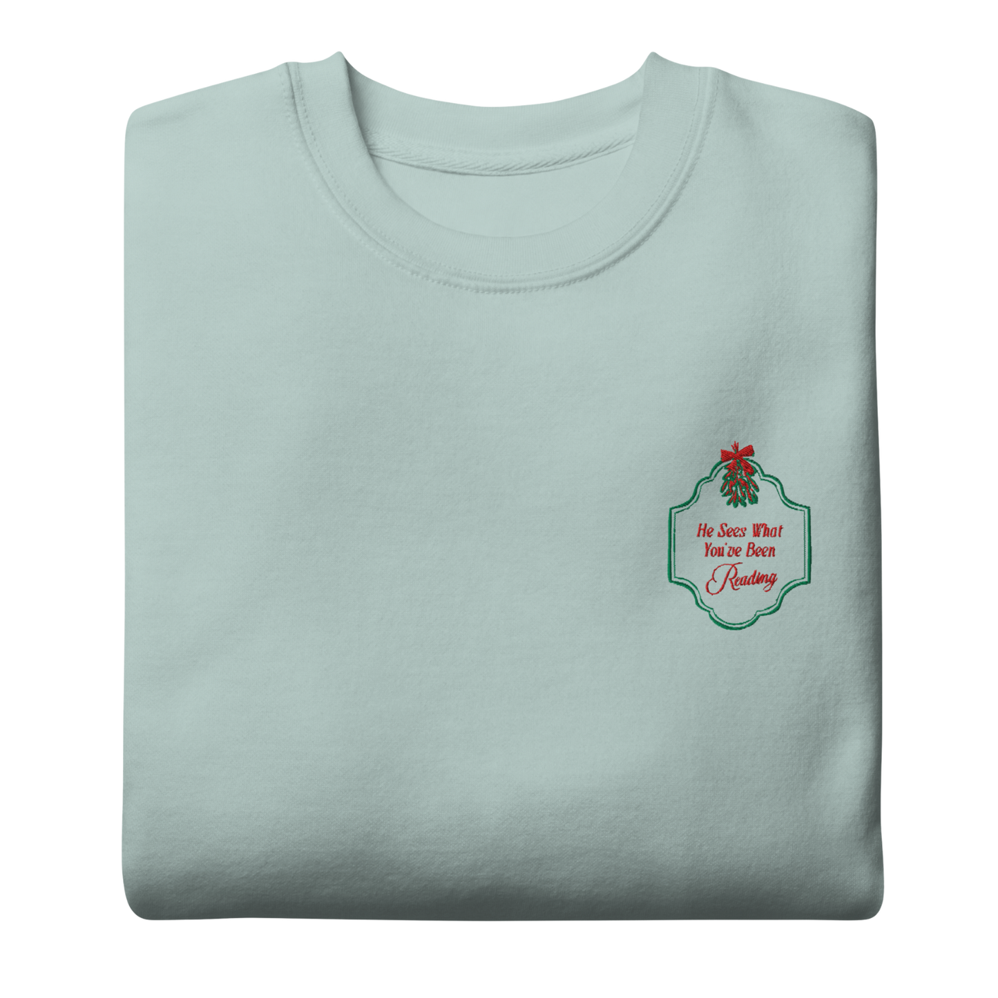 He Sees What You’ve Been Reading — Mistletoe Crew