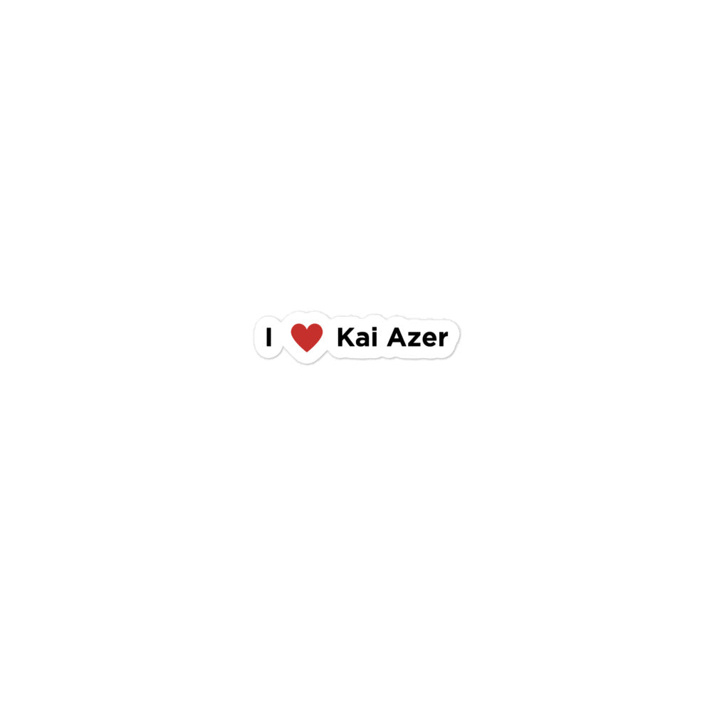 I Love Kai Azer Sticker – EnlightenedSoul Co