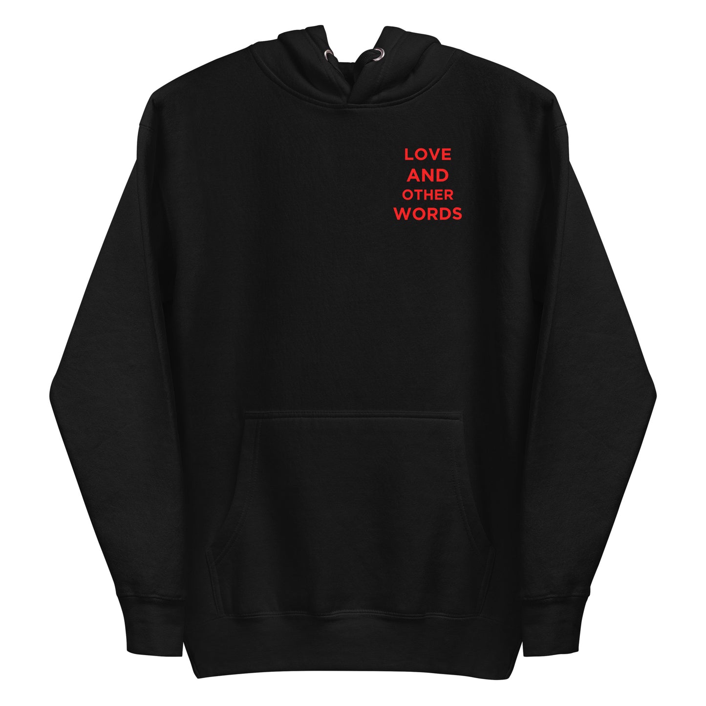Love and Other Words Hoodie (Black)